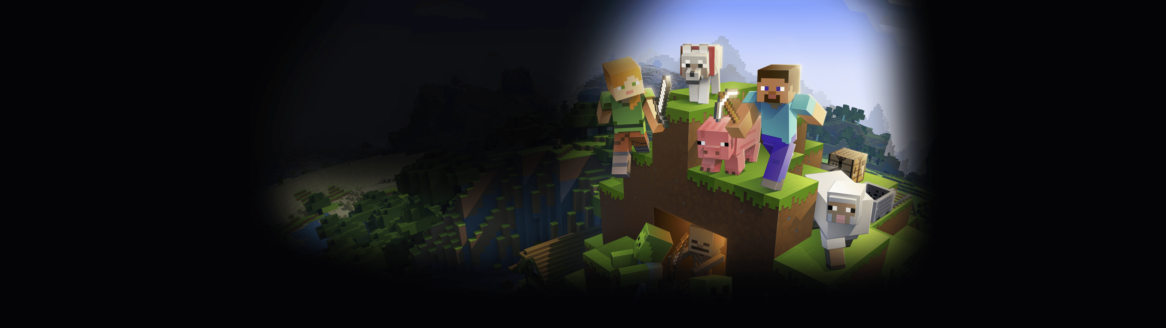 Build Bigger with Minecraft Hosting Hero Background